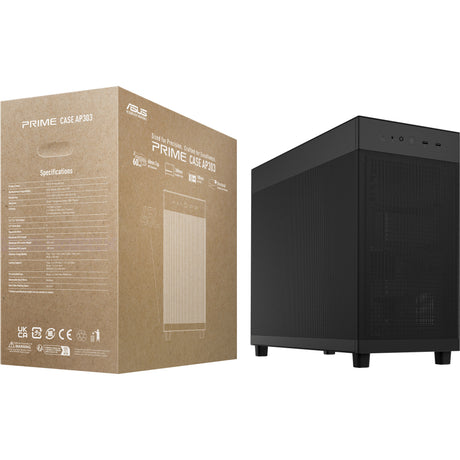 Asus Prime Ap303 - Mesh Panel Midi Tower Housing (sort | 2x USB-A | 1x USB-C)