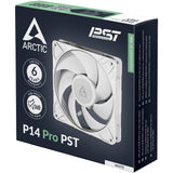 Arctic p14 pro pst rgb case ventilator (hvid, 140 x 140 x 27 mm, pwm)