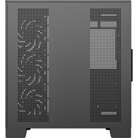 Xyz PC Gear Tesseract A-RGB Midi Tower-hus (sort | 2x USB-A | 1x USB-C | RGB | Hærdet glas)