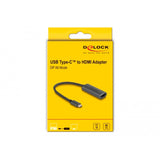 Delock USB-C (han) > HDMI (hun) (DP Alt-tilstand) adapter (grå, 0,2 meter)