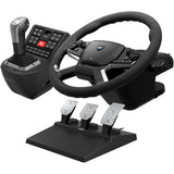 Hori force feedback lastbil kontrolsystem simulator sæt (sort sølv)