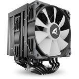 Sharkoon a60 rgb cpu køler (sort, 4-benet pwm blæserstik)