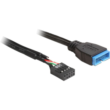 Delock USB 2.0 intern > USB 3.0-adapter (sort, 0,45 meter)