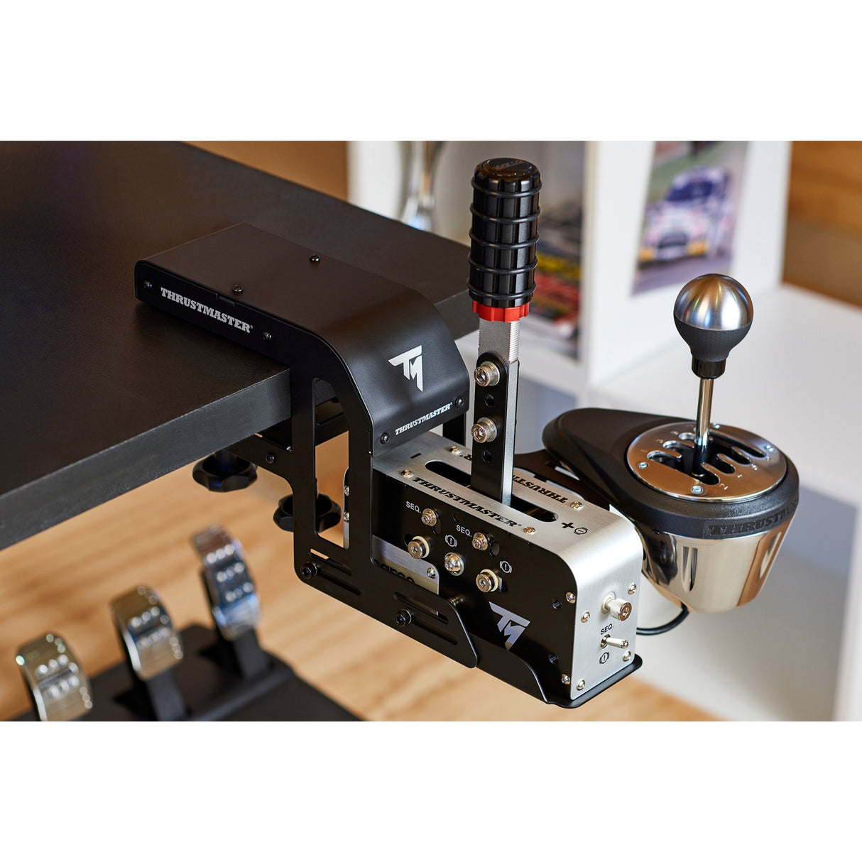 Thrustmaster TM Racing klemmeholder (sort, til TSS Håndbremse TH8A skifter)
