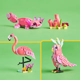 Lego ® creator 3i1 vilde dyr: pink flamingo sæt - 31170