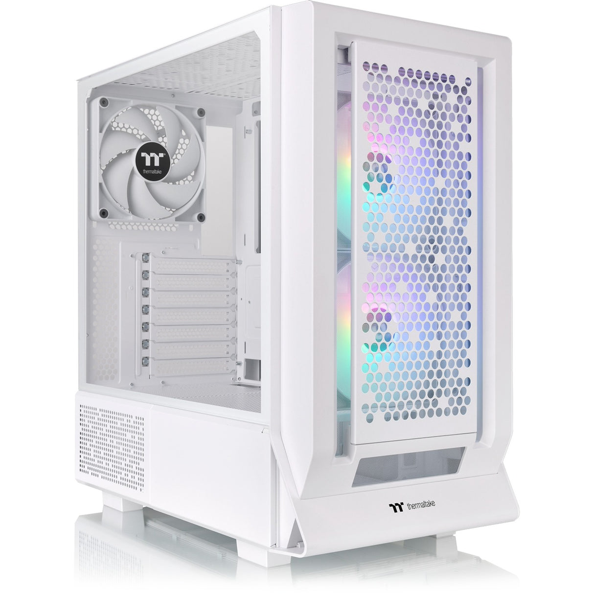 Thermaltake Ceres 350 MX - Snow Midi Tower-hus (hvid | 2x USB-A | 1x USB-C | RGB | hærdet glas)
