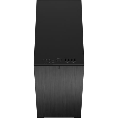 Fraktal design definerer 7 mini sort solid midi tårnhus (sort | 4x USB-A | 1x USB-C)