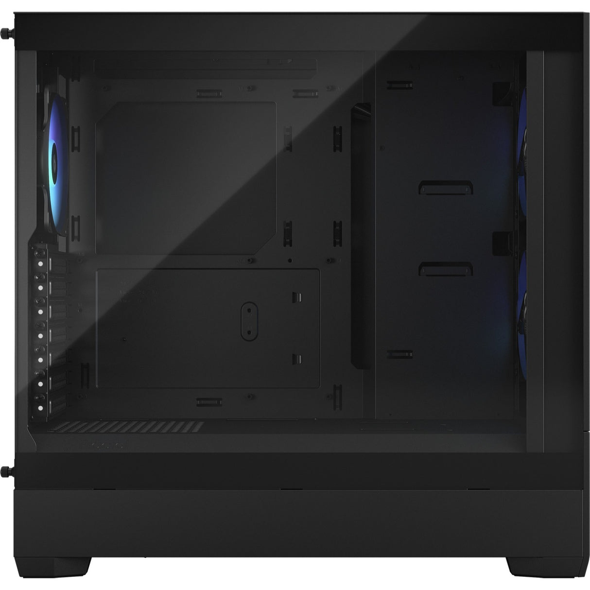 Fractal design pop air rgb midi tårnhus (sort | 2x usb-a | rgb | hærdet glas)