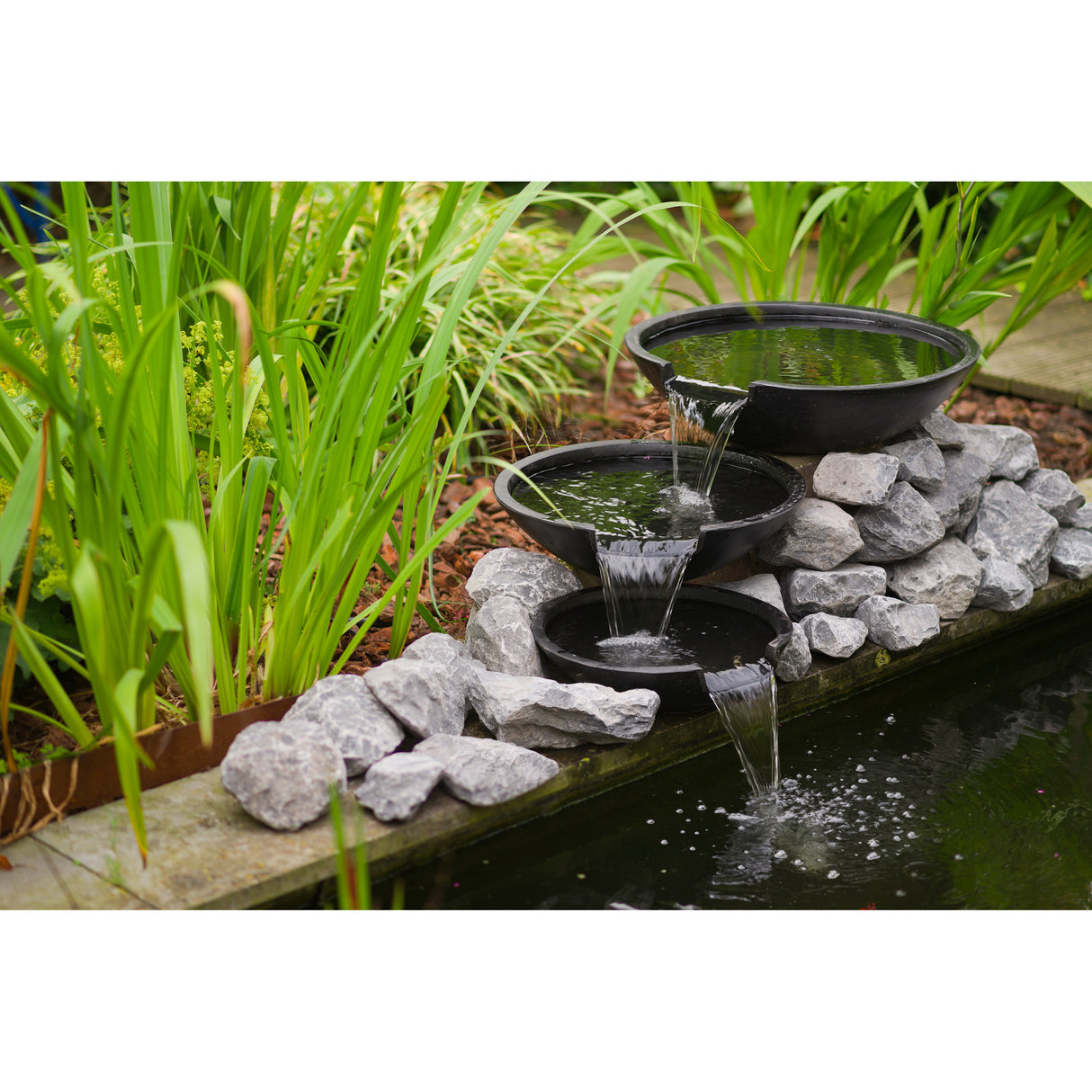 Ubbink - acqua arte nova scotia 2 vandfunktion (sort, med pumpe 1600 l h)