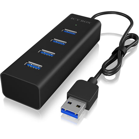 Icy box ib-hub1409-u3 4-ports USB-hub (sort)