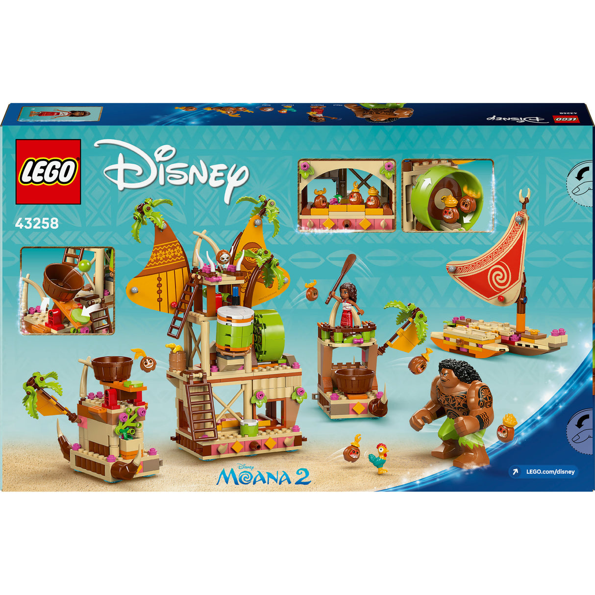 Lego Disney Vaiana 2 Kakamora-båd - 43258