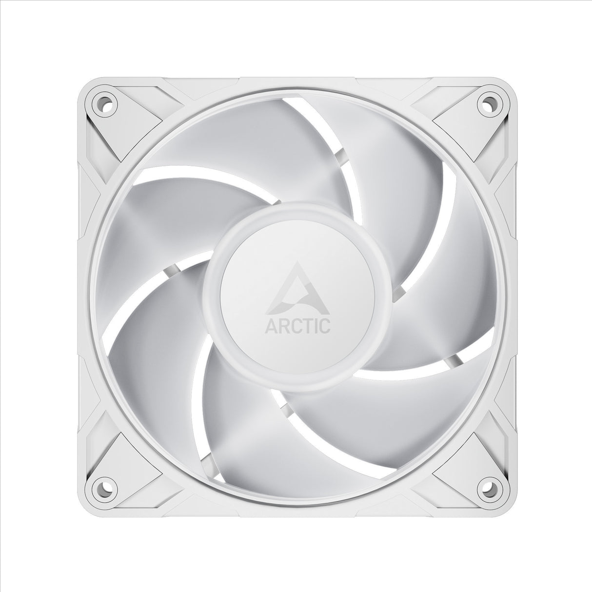 Arctic p12 pro a-rgb kabinet blæser (hvid, 120 x 120 x 25 mm, pwm)
