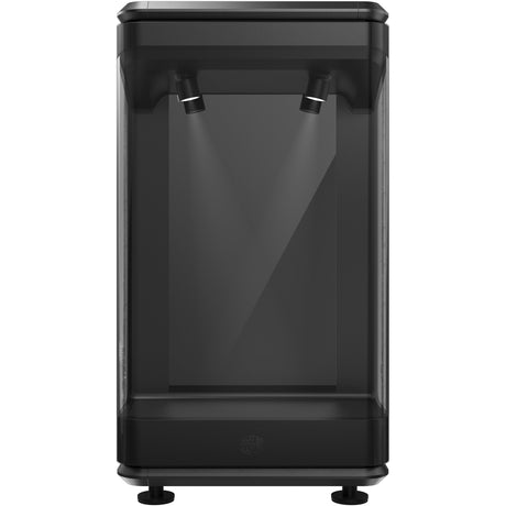 Cooler master masterframe 360 stage lcd midi tower behuizing (zwart | 2x usb-a | 1x usb-c | tempered glass)