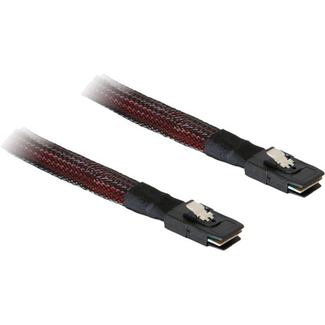 Delock mini SAS SFF-8087 > mini SAS SFF-8087 kabel (rød sort, 1 meter)