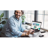 Lenovo USB-C rejsedockingstation til 2 skærme (med adapter) dockingstation (sort)