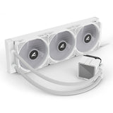Sharkoon s100 argb vandkøling (hvidt, 4-benet pwm ventilatorstik)