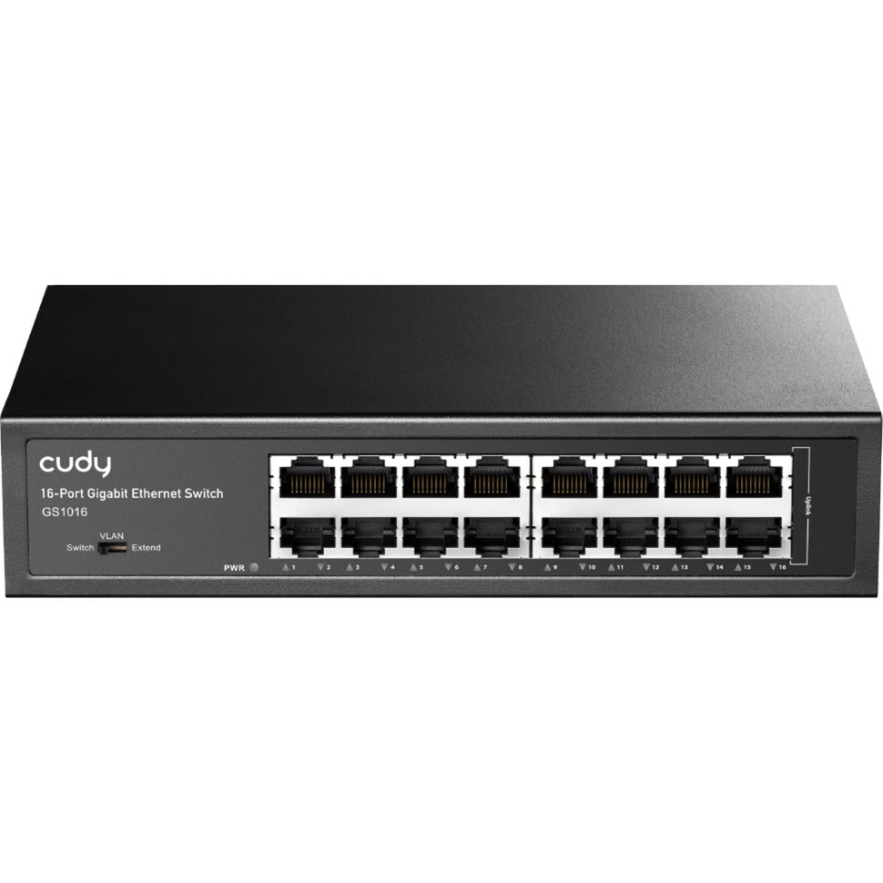Cudy 16-ports gigabit metalswitch (sort)