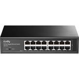 Cudy 16-ports gigabit metalswitch (sort)