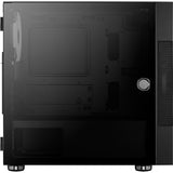 Aerocool atomic v2 mini tårnhus (sort | 2x USB-A | vindue)