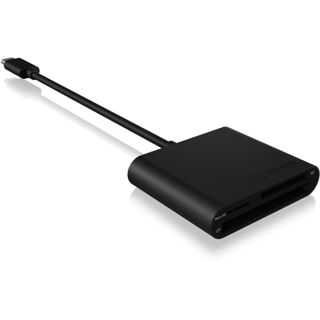 Icy box ib-cr301-c3 kortlæser (sort, usb type-c)