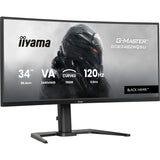 Iiyama G-Master Black Hawk GCB3482WQSU-B1 34 buet Ultrawide Gaming Monitor (sort, 2x HDMI, Display Port, 2x USB-A, USB-B, 2x USB-C, 120 Hz)
