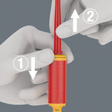 Wera Kraftform Kompakt VDE 16 Torque Extra Slim 1 Tool Finder-skruetrækker (rød gul, 16 stykker)