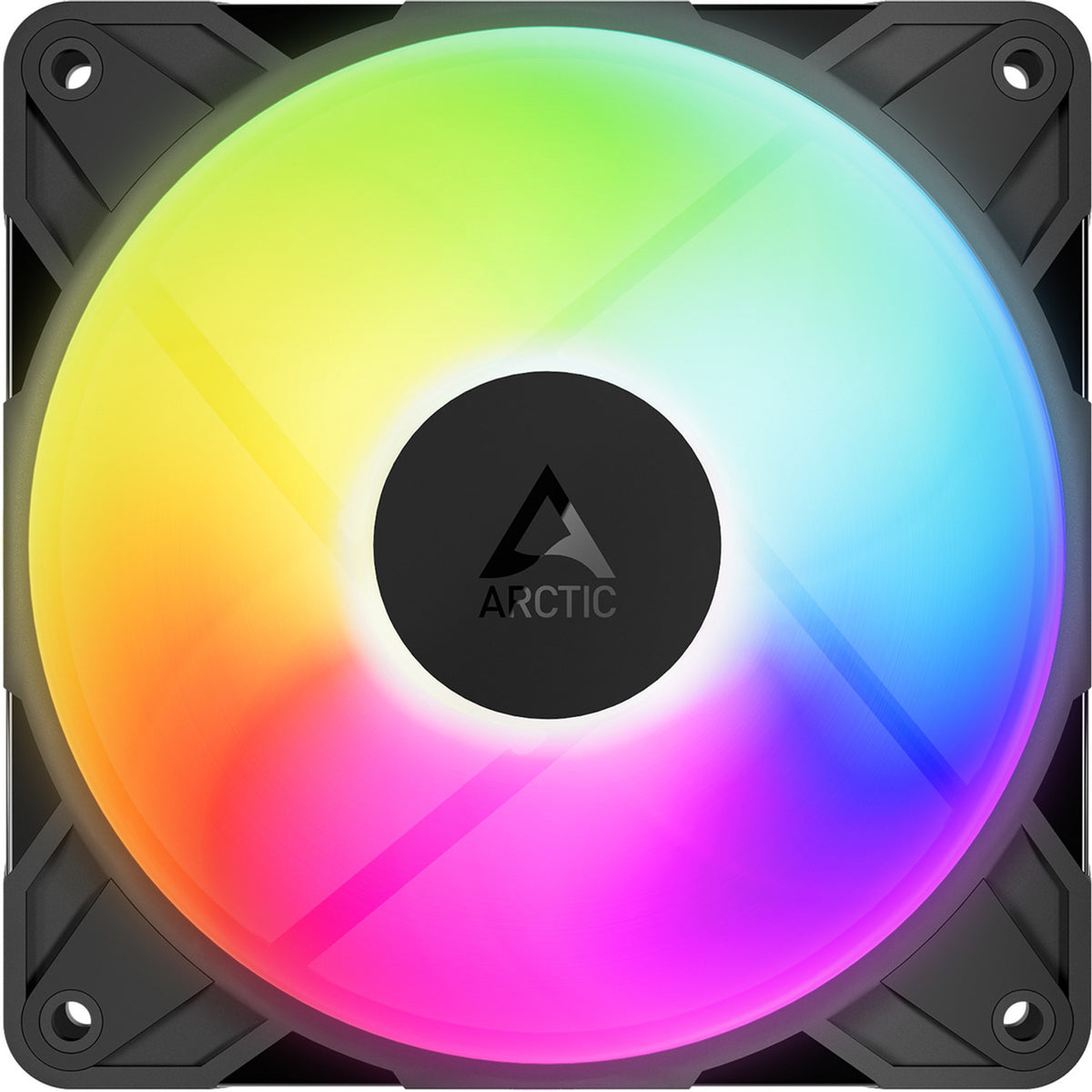 Arctic p12 pro reverse a-rgb case fans (sort, 3 styk, 120 x 120 x 27 mm, pwm)