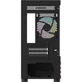 Thermaltake view 170 ws argb mini tårnhus (sort træ farve | 2x usb-a | rgb | vindue)