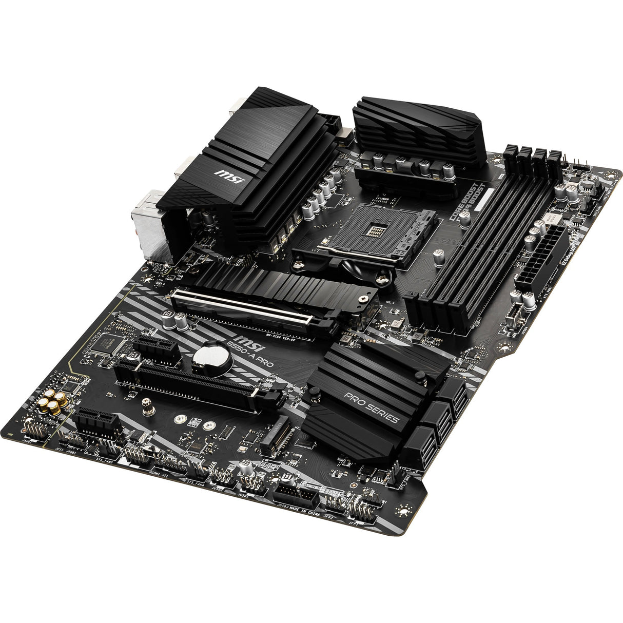 MSI B550-A Pro Socket AM4 bundkort (sort, RAID, GB-LAN, lyd, ATX)