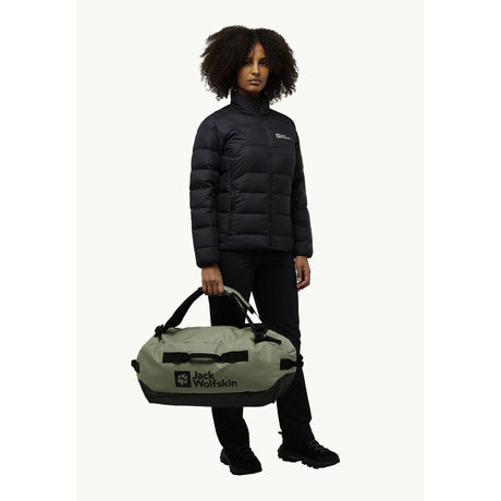 Jack wolfskin all-in duffel 35 rygsæk (lysegrøn, 35 liter)