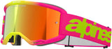 Alpinestars vision 5 ordmærke (spejlrødt) - mtb goggle