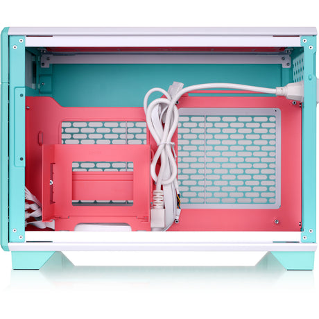 Thermaltake tr100 mint strawberry mini tower behuizing (mint bes | 2x usb-a | 1x usb-c)