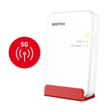 Fritz! box 6860 5g edition international trådløs router (rød, mesh, 5g)
