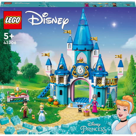 Lego Disney Princess - Askepots slot og det smukke prinsens byggelegetøj (43206)