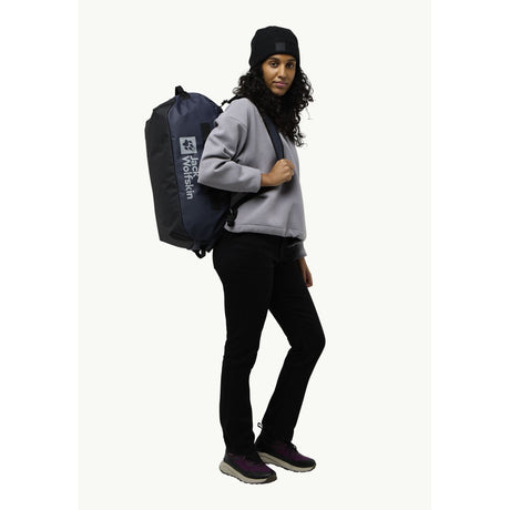 Jack wolfskin all-in duffel 35 rygsæk (mørkeblå, 35 liter)