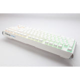 Ducky one 3 klassisk ren hvid tkl rgb mekanisk tastatur (hvid, us-layout (qwerty), cherry mx silent red, 80% (tkl), rgb lysdioder, double-shot pbt, hot-swappable, quack mekanik)