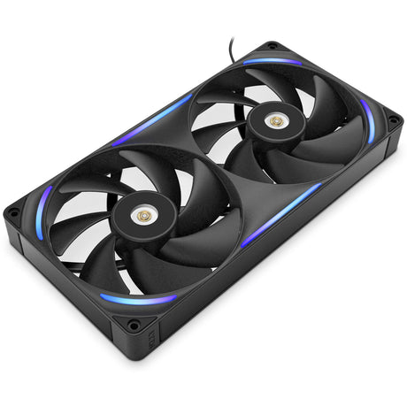 Nzxt performance fan f280x rgb case fans (sort, 2 stk, 280 x 140 x 30 mm, pwm)