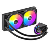 Antec skeleton 240 argb vandkøling (sort)