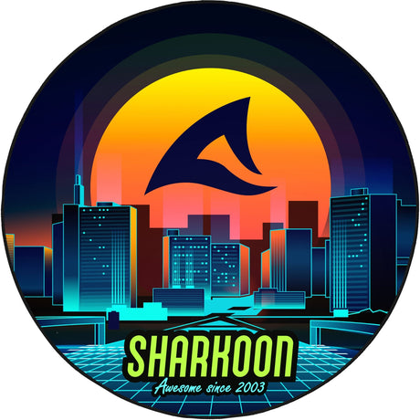 Sharkoon sfm11 gulvmåtte (retro) beskyttelsesmåtte (blå gul)