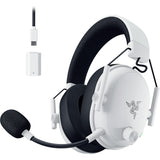 Razer blackshark v3 over-ear gaming headset (hvid sort, pc, Playstation 4 og 5, Bluetooth)