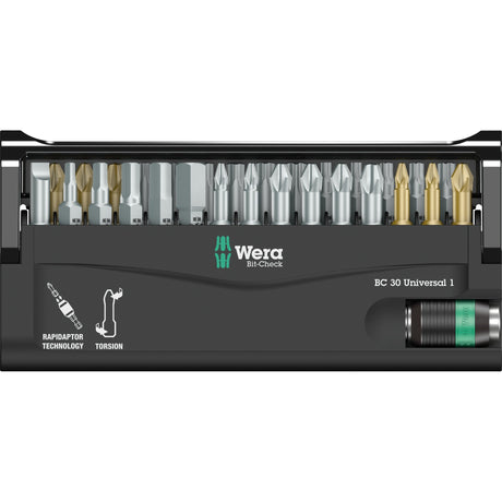 Wera bit-check 30 universal 1 bit sæt (30 dele)