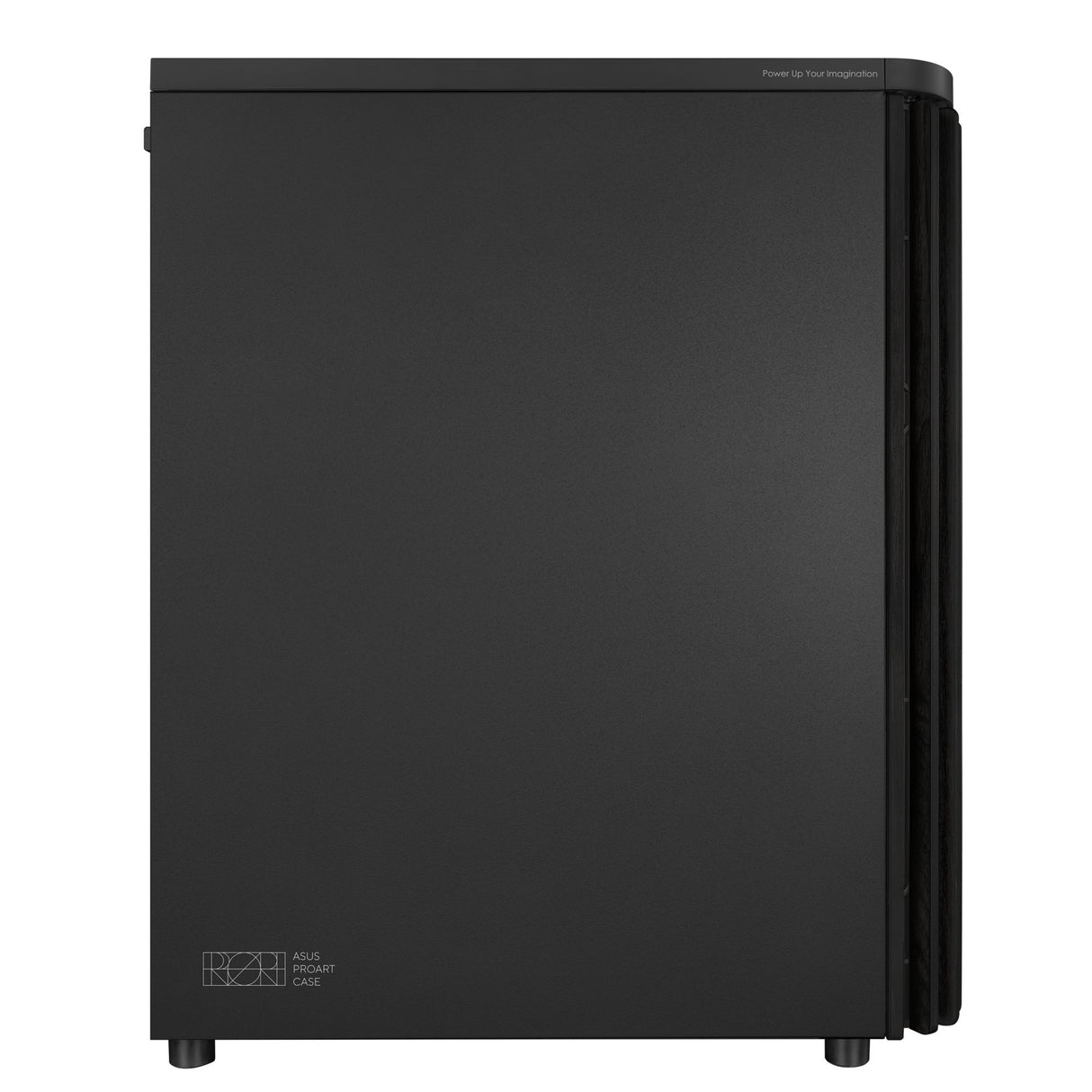 Asus proart pa401 wood edition - metalpanel midi tårnhus (sort | 2x USB-A | 1x USB-C)