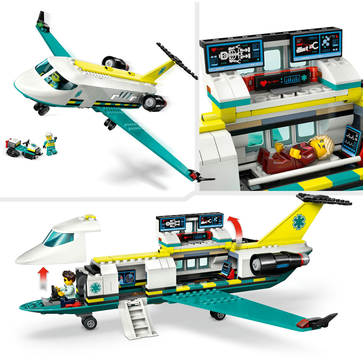 Lego ® byambulancefly, legetøjsfly - 60465
