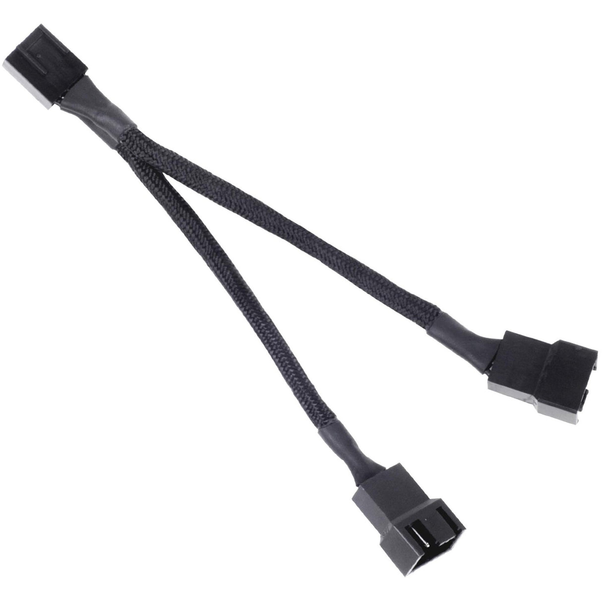 Silverstone sst-cpf01 splitterkabel (sort, 10 centimeter)