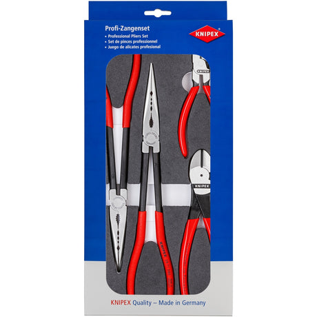Knipex tangsæt automotive 00 20 01 v16 tangsæt (rød sort, 4-delt)