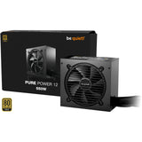 Vær stille! ren effekt 12 550 watt strømforsyning (sort, 2x pcie)
