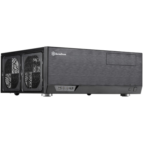 Silverstone SST-GD09B-C HTPC-hus (sort | 1x USB-A | 1x USB-C)