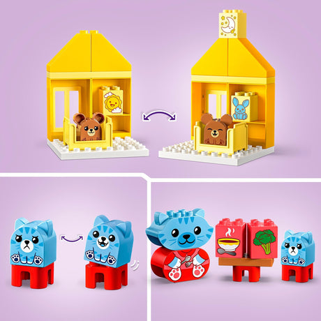 Lego duplo - daglige vaner - byggelegetøj til at spise og sove (10414)