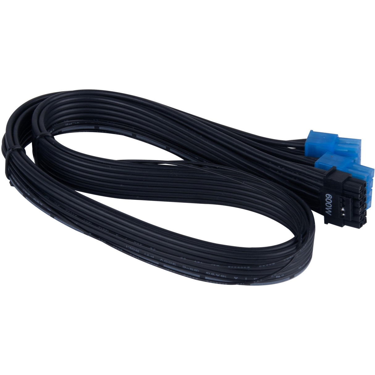Silverstone 12vhpwr pcie adapterkabel sst-pp14-pcie (sort, 0,55 meter)