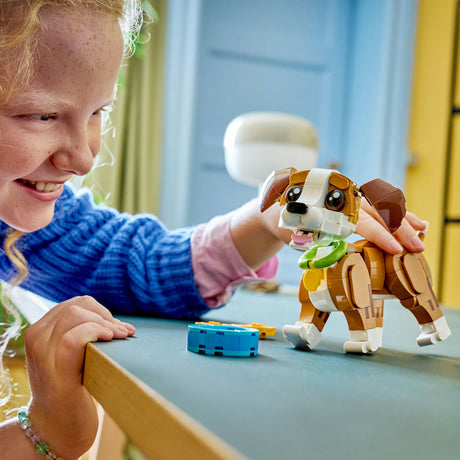 Lego ® creator 3i1 søde dyr: legende hvalp - dyresæt - konverter til et egern eller en and - 31382
